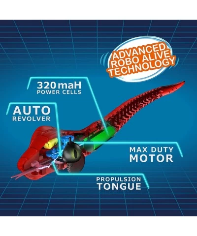 Slithering Snake Battery-Powered Robotic Toy by ZURU Orange $22.68 Electronic Pets