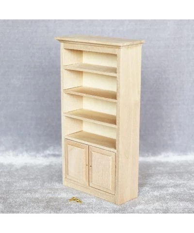 1 12 Dollhouse Furniture Wooden Dollhouse Bookshelf Cabinet Dollhouse Miniature Furniture DIY Dollhouse Accessories Unfinishe...