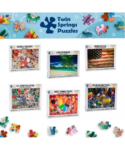 A Day in Paradise Beach 1000 Piece Jigsaw Puzzle Twin Spring Goods 1 000 pcs Puzzle $22.05 Jigsaw Puzzles