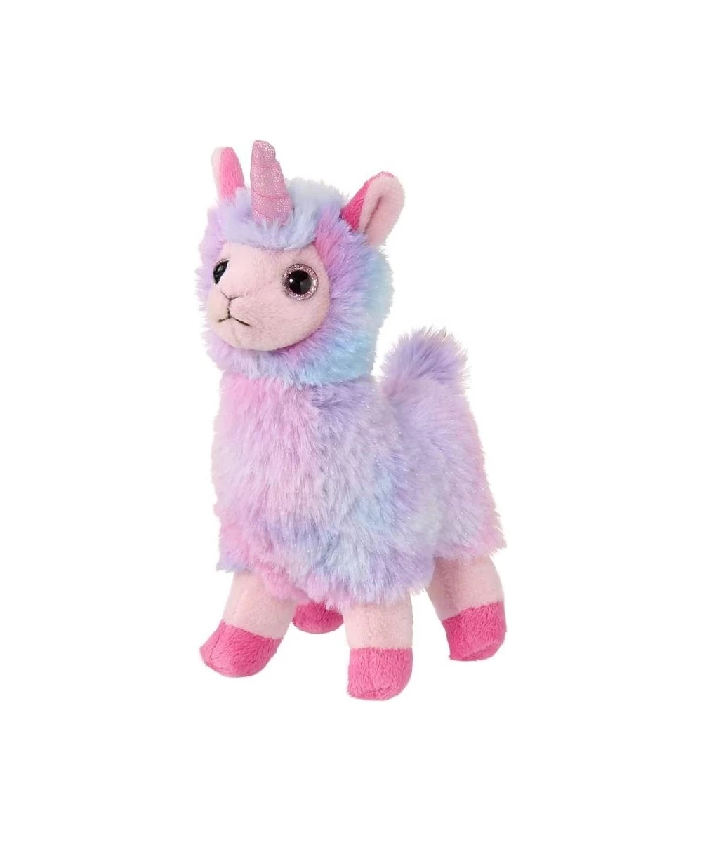 Bearington Lil' Luna Llamacorn Rainbow Llama with Unicorn Horn 7 Inches $21.50 Stuffed Animals & Teddy Bears