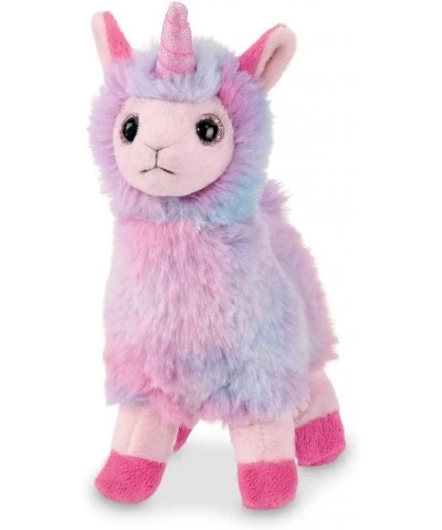 Bearington Lil' Luna Llamacorn Rainbow Llama with Unicorn Horn 7 Inches $21.50 Stuffed Animals & Teddy Bears