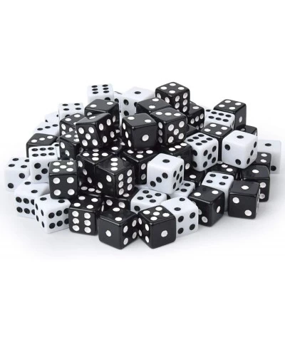 Standard Game Dice Acrylic Material 16mm (50Pack White + 50Pack Black) $26.46 Game Accessories