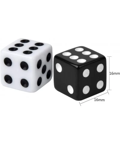 Standard Game Dice Acrylic Material 16mm (50Pack White + 50Pack Black) $26.46 Game Accessories