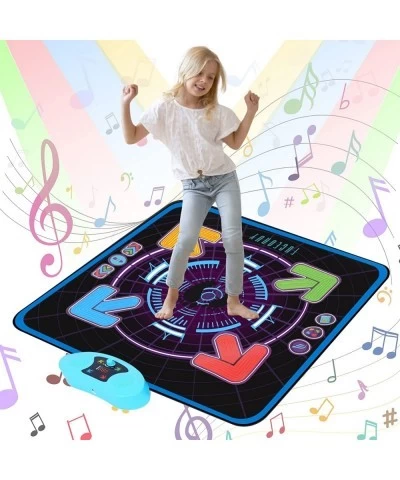 Dance Mat for kids ages 4-8 Dance Pad with Aux Built-in Music 3 Game Modes Christmas Birthday Gifts Toy for Girls Boys Ages 4...