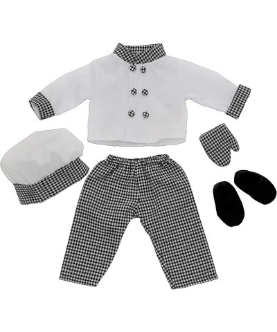 18 Inch Doll Clothes and Accessories 6 Pc Pastry Chef Clothing Outfit - Jacket Hat Pants Shoes and Oven Mitt Intended for Ame...