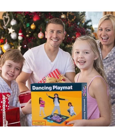 Dance Mat for kids ages 4-8 Dance Pad with Aux Built-in Music 3 Game Modes Christmas Birthday Gifts Toy for Girls Boys Ages 4...