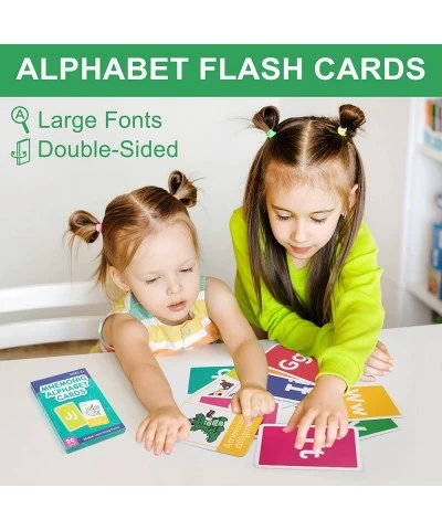 Card Games for Kids 4 in 1 Fun Pack Toddlers Scavenger Hunt Game Indoor Outdoor Play Family Trivia Alphabet ABC Flash Cards J...