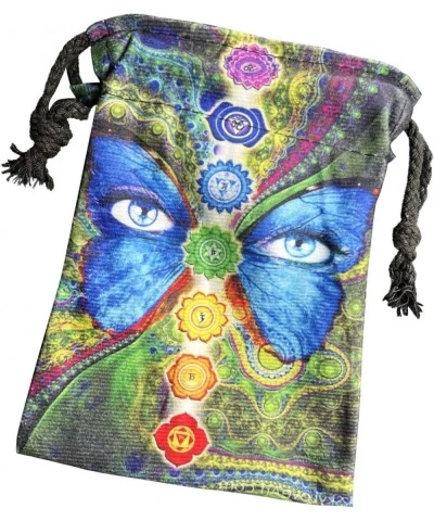 5 Pcs Tarot Card Bag Dice Drawstring Pouches Eye of Cute Tarot Card Holders for Tarot Cards Necklace $23.32 Fortune Telling Toys