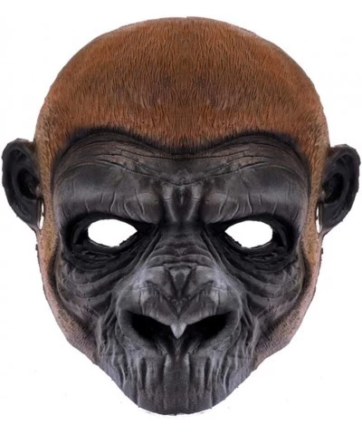 Halloween Mask PU Foam Monkey Mask Full Face Mask $26.42 Kids' Dress-Up Accessories