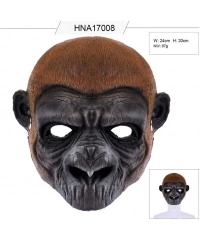 Halloween Mask PU Foam Monkey Mask Full Face Mask $26.42 Kids' Dress-Up Accessories