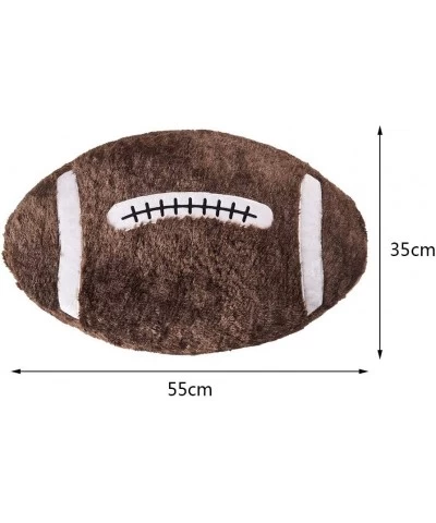 Rugby Plush Pillow Fluffy Stuffed Sports Ball Back Cushion Soft Durable Sports Toy Gift for Kids Home Sofa Decor (Rugby) $39....