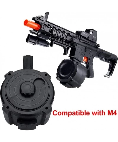 Splatter Ball Blaster Drum Magāzine can Hold 1000+ Gel Balls Suitable for M4/M4A1 Which are Electric Loading $49.75 Toy Foam ...