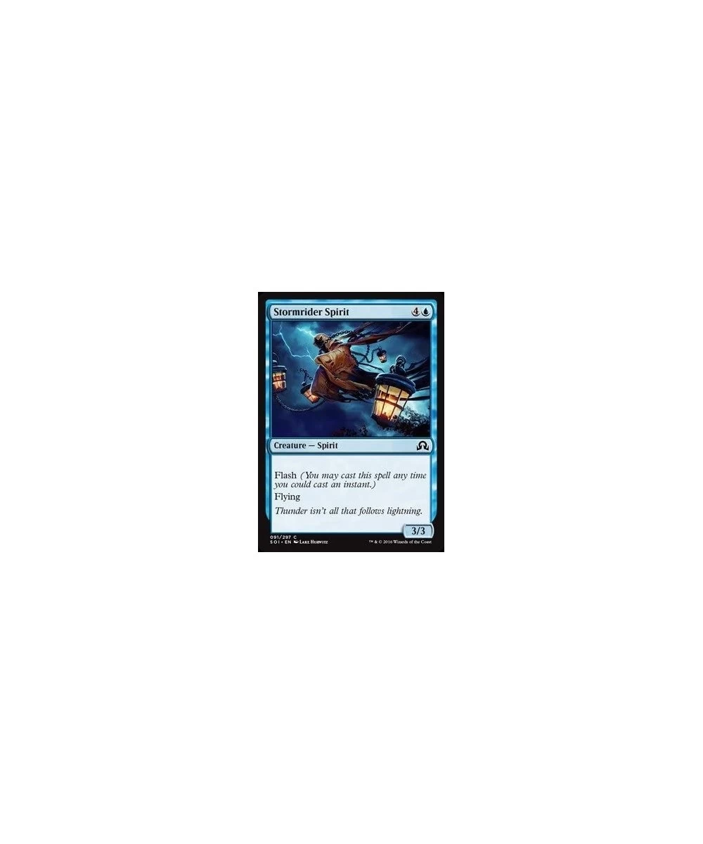 Stormrider Spirit (097/297) - Shadows Over Innistrad - Foil $11.86 Card Games