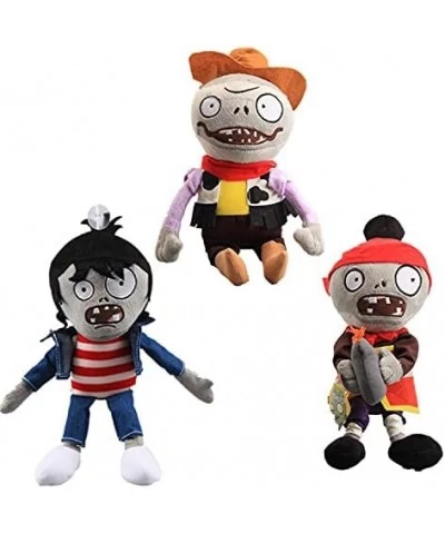 Game Plush Toys Imp Zombie Bull Rider & Cowboy Zombie & Self-Detonation Zombie Figures Stuffed Doll 3pcs Set $43.04 Plush Fig...