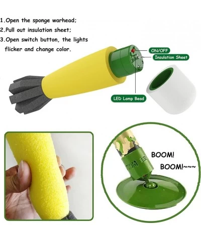 Mortar Launcher Toy Set Gift for Kids Ages 6-12 Rockets Shooting Military Blaster Foam Play Game Kits with 5 Safe Foam Shells...