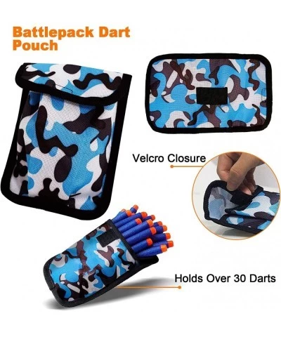 Kids Tactical Vest Kit for Nerf Guns with 50 Pcs Refill Darts Reload Clip Dart Pouch Tactical Mask Wrist Band and Protective ...