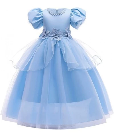 Girls Cinderella Princess Birthday Dress Halloween Costume Pageant Christmas Evening Party Dance Ball Gown $29.82 Kids' Costumes