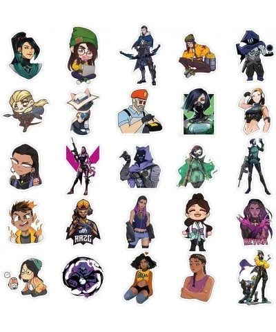 100 pcs Cartoon Game Stickers Video Gaming Stickers for Water Bottle Skateboard Sticker Bomb Pack Vinyl Waterproof Stickers f...