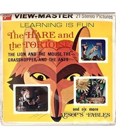 The Hare and The Tortoise Aesop's Fables 3D 3 Reel Packet $73.50 Viewfinder Toys