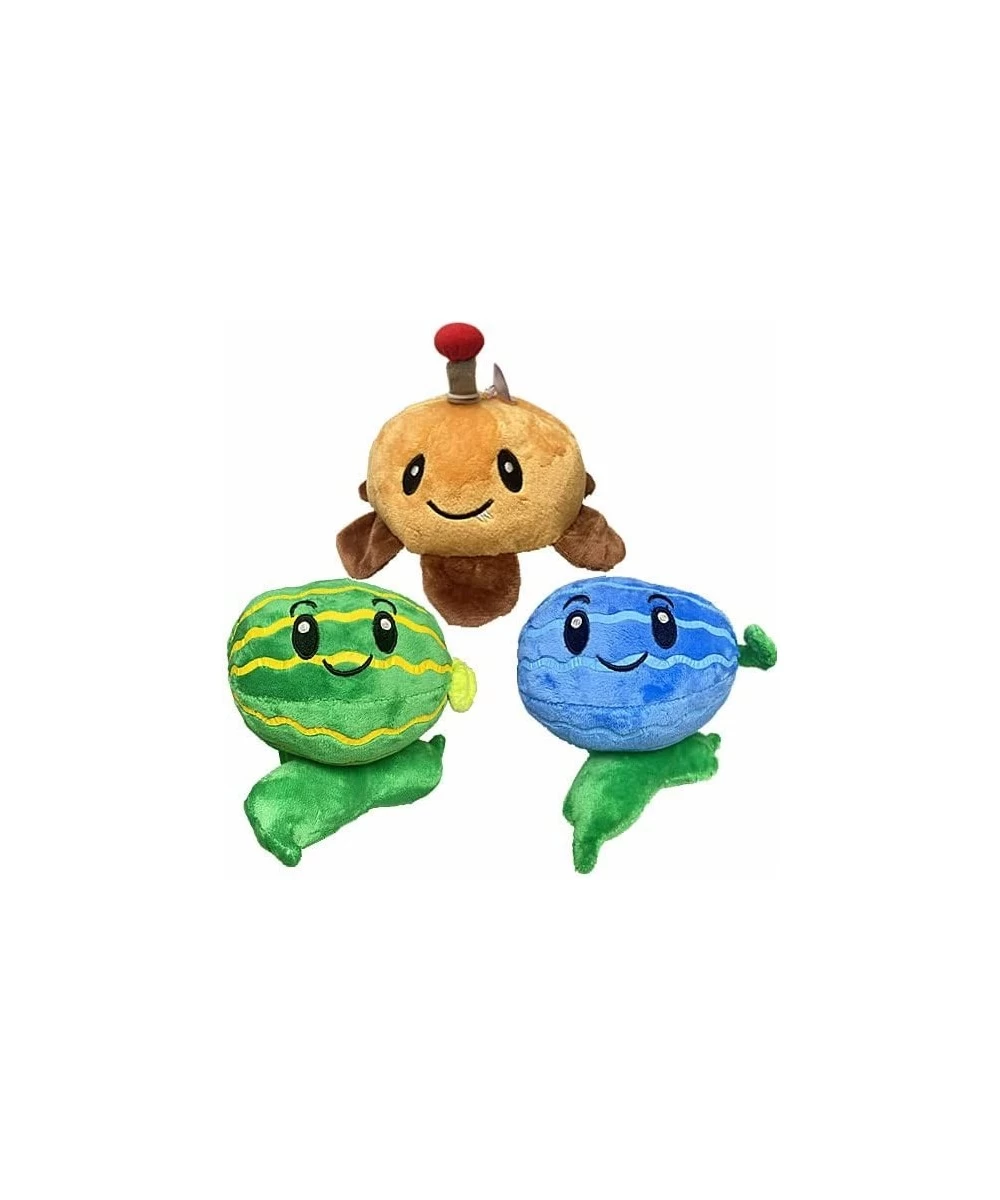 3 PCS PVZ Plant Plush Sets Toys Potato Green Watermelon Ice Watermelon Plush Figure Doll Great Gift for Christmas $33.62 Plus...