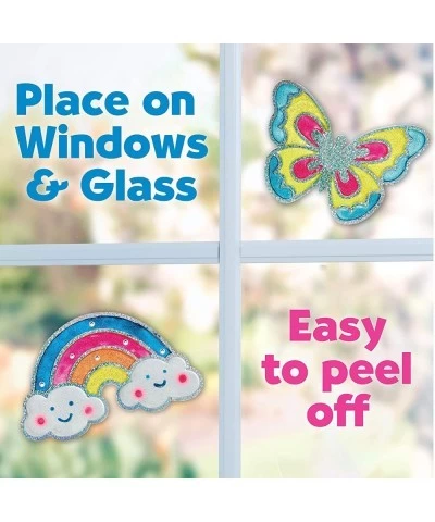 Easy Sparkle Window Art - Paint Your Own Sun Catchers (Rainbow and Butterfly) Multi $22.30 Craft Kits