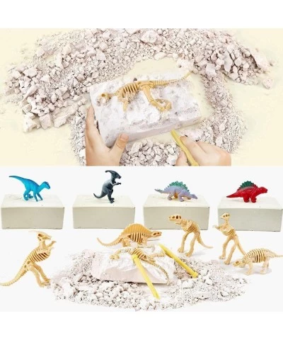 12 Pack Dig a Dinosaur Fossil and Figure Set | 1 Dozen 3D Dino Excavation Bulk Science Kits for Paleontology Archaeology STEM...