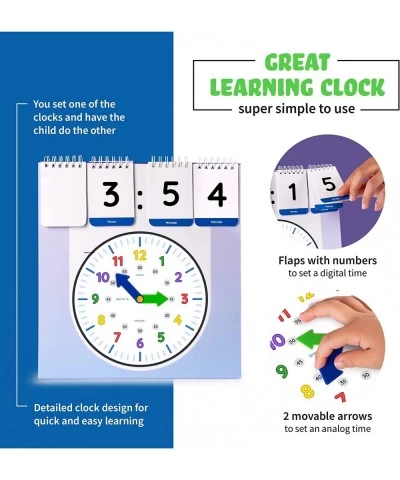 Learning Clock Teach Telling The Time Homeschool and Classroom Teaching Resources Educational Supplies Interactive Digital an...