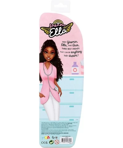 MGA's Dream Ella I AM A Doctor Yasmin Fashion Doll Includes Scrubs Uniform Stethoscope Accessory Dark Brown Hair Career Play ...