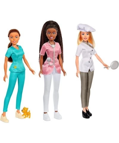 MGA's Dream Ella I AM A Doctor Yasmin Fashion Doll Includes Scrubs Uniform Stethoscope Accessory Dark Brown Hair Career Play ...