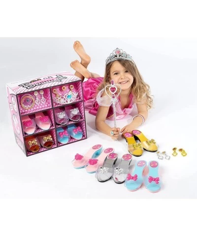 Princess Dress Up Pretend Play Shoes set Jewelry Boutique Fashion Princess Toys Accessories for Little Girls Dress Up Costume...