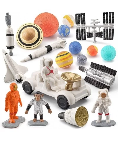 19PCS Planets Solar System Astronaut Figure Toy Children Solar Power Kit Space Exploration Spaceman Science Kit School Dioram...