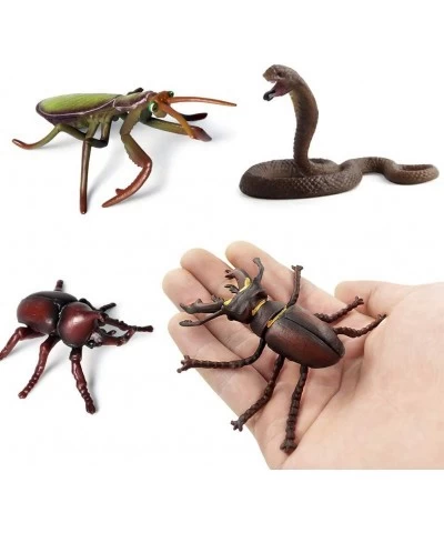 6pcs Lifelike Assorted Insects Model Bug Figures Plastic Insects for Children Education Insect Themed Party $24.12 Play Figur...