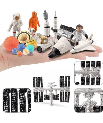 19PCS Planets Solar System Astronaut Figure Toy Children Solar Power Kit Space Exploration Spaceman Science Kit School Dioram...