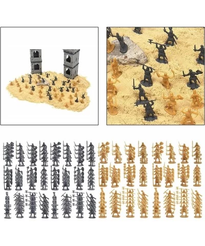 200Pcs 1/72 Scale Miniature Soldiers Decoration Chic Display Party Favors Collection Dioramas for Layout Class Projects Gold ...