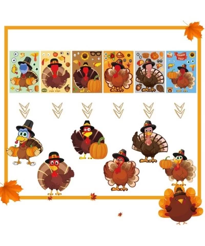 Thanksgiving Activities for Kids Thanksgiving Stickers for Kids Thanksgiving Gi-fts for Kids Make a Turkey Stickers Thanksgiv...