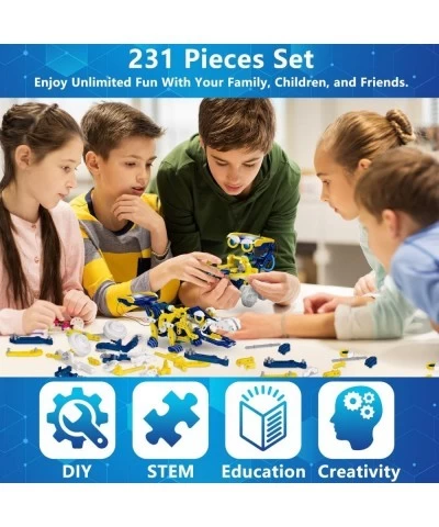 STEM 11-in-1 Solar Robot Kit 231 Pieces DIY Science Experiment?Kit Learning Educational Building Toy Set for Toddlers Kids Bo...