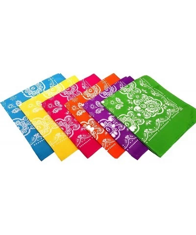 Bandana's / Neck Scarves / Neckerchief - Neon Pirate Theme Animal Print Theme (NEON) $19.18 Kids' Dress-Up Accessories