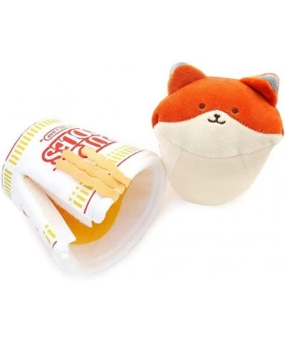 [2-in-1] Nissin x Plush Stuffed Animal 2pcs Set Toy Gift Set for Kids (Foxiroll Set) $49.23 Stuffed Animals & Teddy Bears