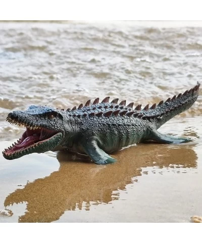 – Mosasaurus Action Figure – Sea Monster Toy - Prehistoric Sea Creature – Blue – 13 inch $27.15 Action Figures