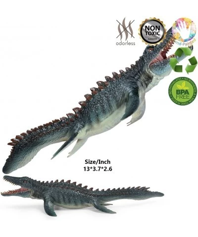 – Mosasaurus Action Figure – Sea Monster Toy - Prehistoric Sea Creature – Blue – 13 inch $27.15 Action Figures