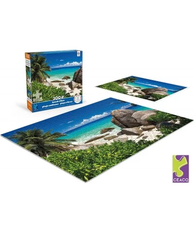 Scenic Photography - Palm Trees - Seychelles - 300 Piece Jigsaw Puzzle $17.35 Jigsaw Puzzles