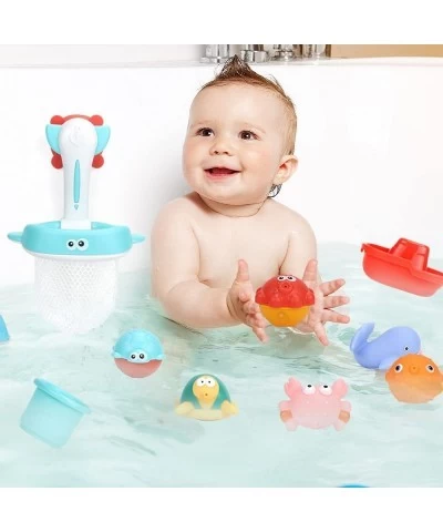 Bath Toy Set Beach Toys Toddler Bathtub Bath Toys Floating Animal Toys for Kids Pool Toys for Babies 2-4 Years Old (17 Piece ...