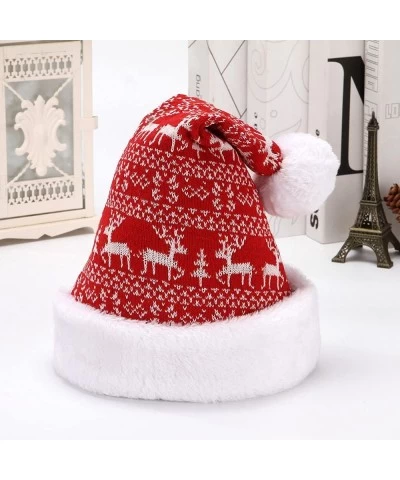 Santa Hat Christmas Hat Plush Xmas Santa Claus Hat for Children Kids Costume Christmas Party Supplies Holiday Favors $23.26 K...