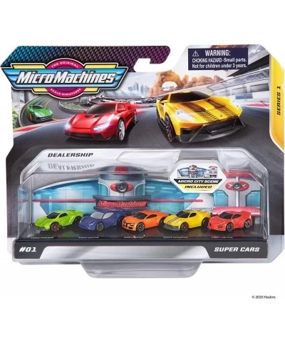 World Packs Super Cars - Features 5 Highly Detailed Super Fast Exotic Vehicles Plus Corresponding MM Scene - Collect Them All...