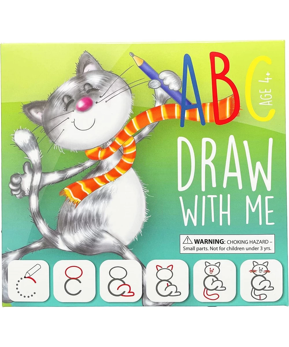 Drawing with Alphabet Learning Letters Tracing ABC Handwriting Toys Set Educational Game Birthday Gift for Preschool Activiti...