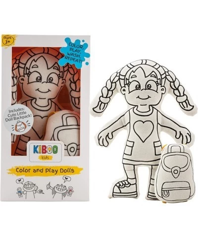 Color Your Doll - Coloring Toy for Kids - Educational Art and Crafts for Girls and Boys - Color Play Wash Repeat - Reusable G...