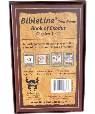 Card Game - Book of Exodus $24.93 Card Games