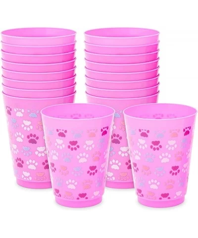 Paw Print Plastic Tumbler Cups Cat Birthday Party Supplies (16 oz 16 Pack) $21.95 Kids' Party Tableware