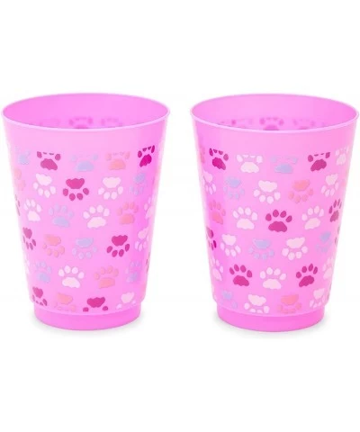 Paw Print Plastic Tumbler Cups Cat Birthday Party Supplies (16 oz 16 Pack) $21.95 Kids' Party Tableware