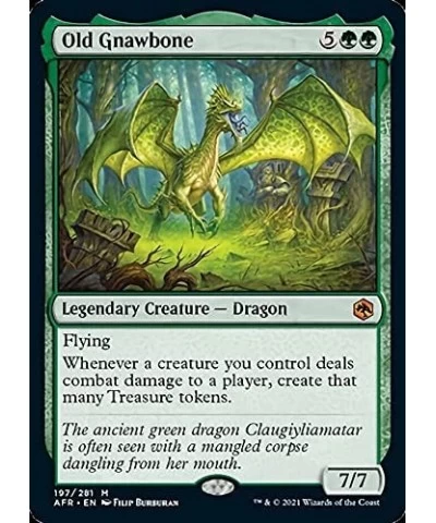 Magic: the Gathering - Old Gnawbone (197) - Adventures in The Forgotten Realms $56.44 Trading Cards & Accessories